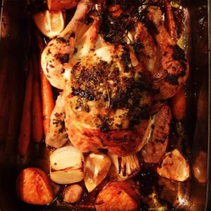 roast chermoula chicken