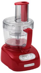 red kitcenaid food processor