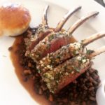 Herb crusted rack of lamb